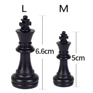 เล่นเด็กบอ�ดเกมหมากรุกสากลแม่เหล็กของมันบอร์ด Black&White Magnetic Chess