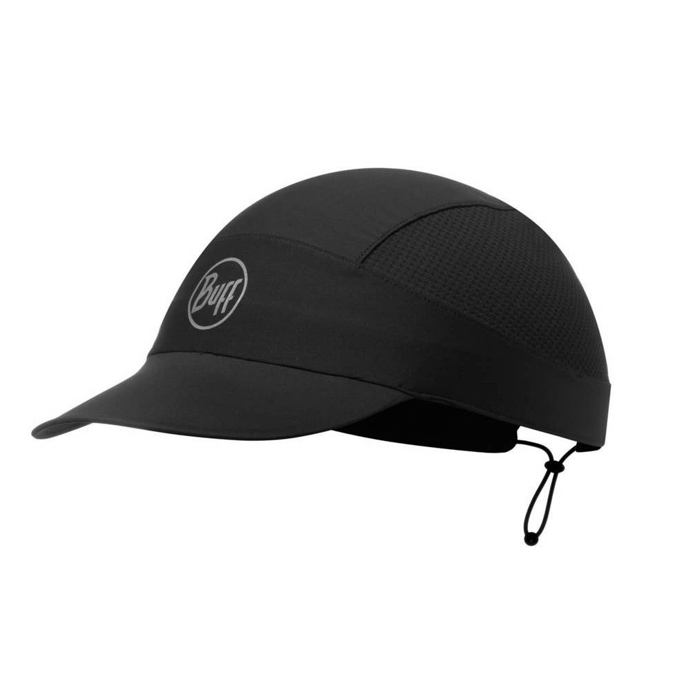 BUFF PACK RUN CAP - R-SOLID BLACK | หมวกสำหรับใส่วิ่ง