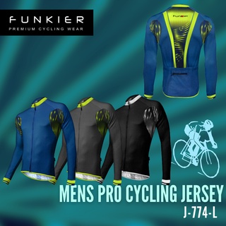 เสื้อจักรยานเเขนยาว Funkier J-774 Mens cycling pro jersey