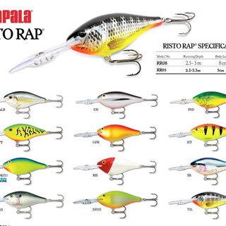 RAPALA  Risto  Rap RR05 ราพาล่า  ริสโต้ 5ซม