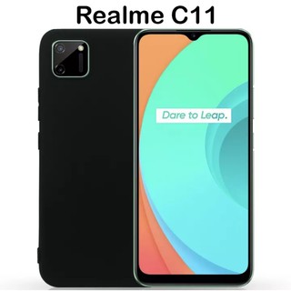 [ส่งจากไทย] เคสโทรศัพท์ เรียวมี Case Realme C11 เคสนิ่ม tpu เคสสีดํา เคสซิลิโคน สวยและบาง