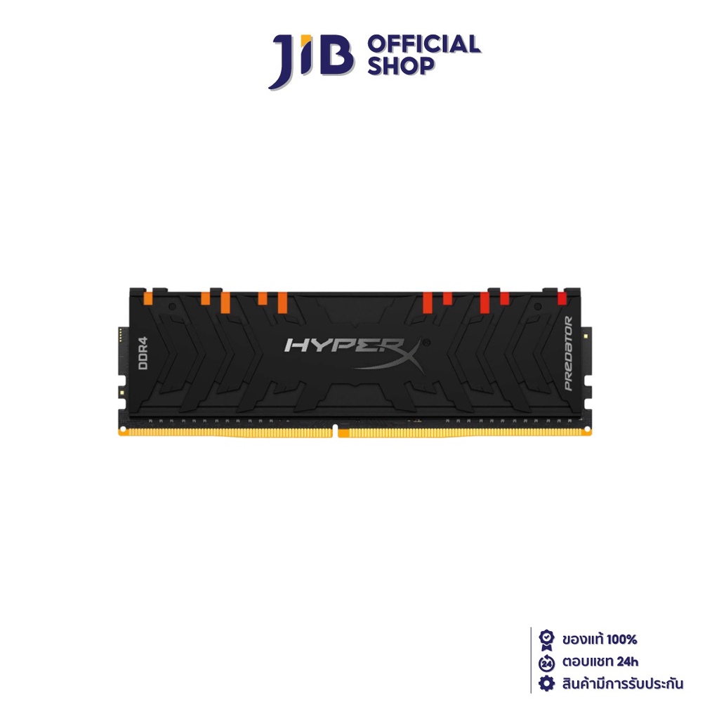KINGSTON 8GB (8GBx1) DDR4/3600 RAM PC (แรมพีซี) HyperX PREDATOR RGB (HX436C17PB4A/8)
