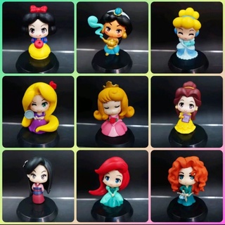 โมเดล เจ้าหญิงดิสนีย์ Disney Princess Popmart ชุดใหม่ งานน่ารักมากๆ วัสดุอย่างดี ราคาถูก ขนาด 6-7 Cm แต่งเค้ก ได้สวยมาก