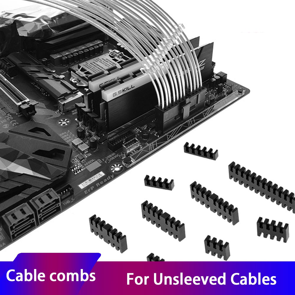 cable combs for unsleeved cables management clips fixer
