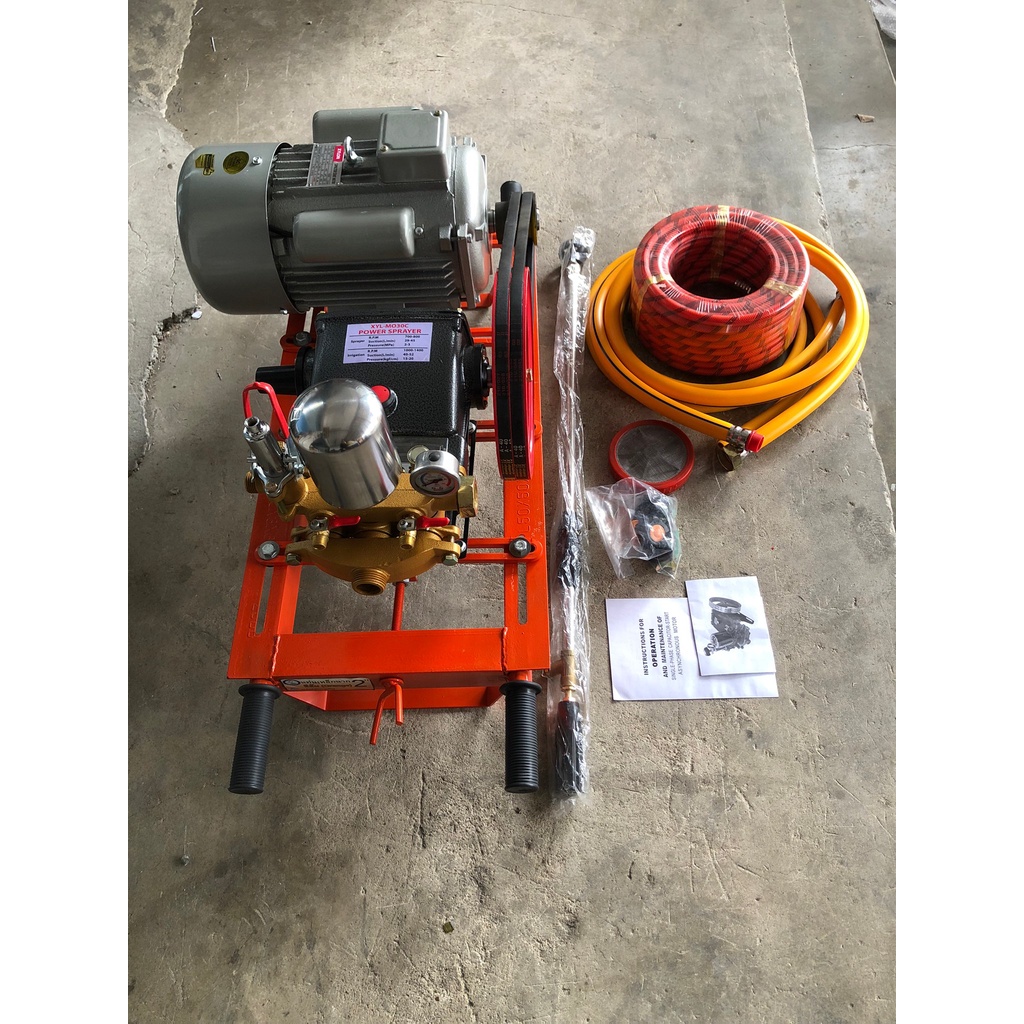 ปั๊มพ่นยา มอเตอร์ 3 แรงม้า 220V 45 L/min ยี่ห้อ XYLON รุ่น XYL-MO30C