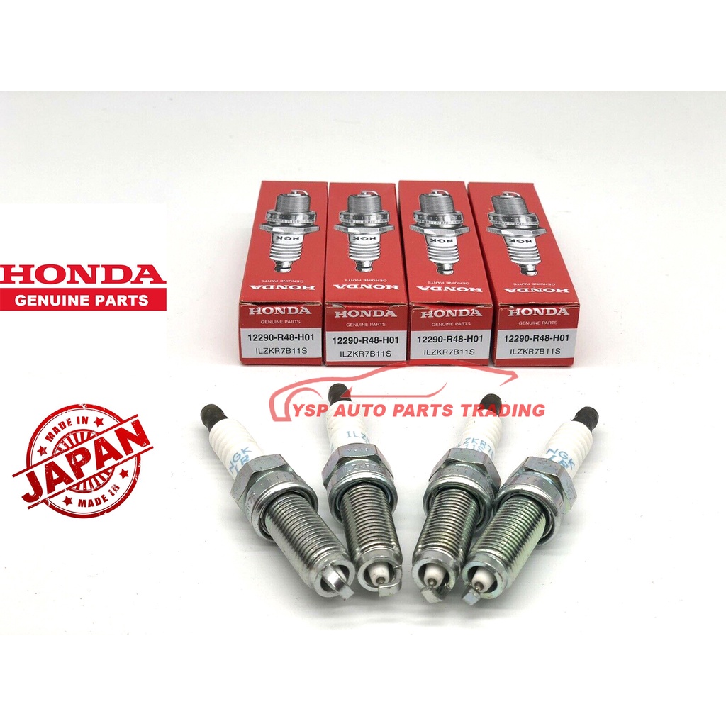 Honda Accord TAO 2.4 - หัวเทียนฮอนด้าอิริเดียม ILZKR7B-11S ILZKR7B11S 1SET 4 ชิ้น