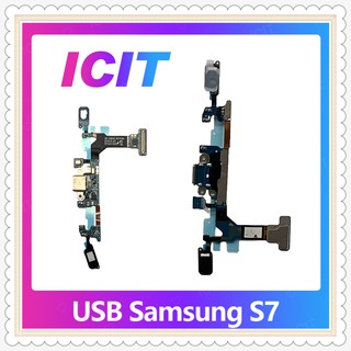 USB Samsung S7 ธรรมดา อะไหล่สายแพรตูดชาร์จ แพรก้นชาร์จ Charging Connector Port Flex Cable（ได้1ชิ้นค่ะ) ICIT-Display