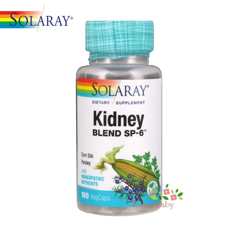 Solaray Kidney Blend SP-6 (100 VegCaps) ช่วยบำรุงไต 100 เวจจี้แคปซูล