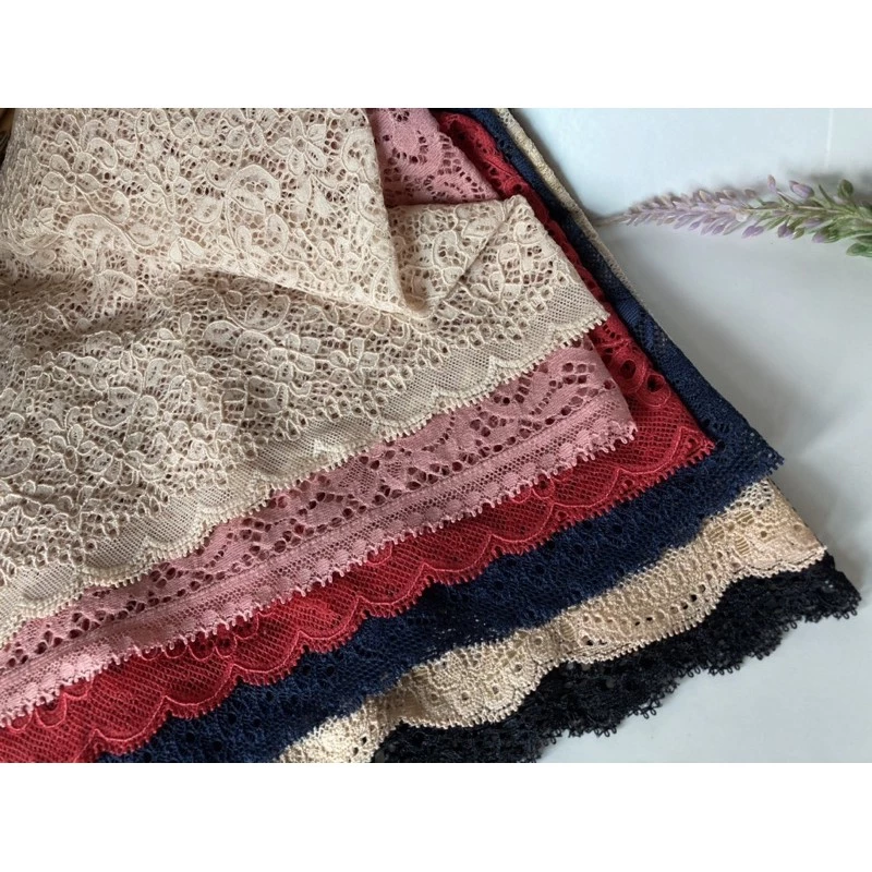 ผ้าคาดผม ลูกไม้ รุ่นใหญ่แบบยืด สวย หวาน คลาสิค