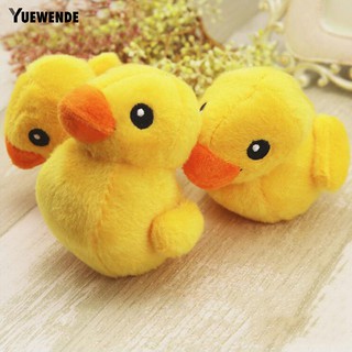 Yue˜ Pet Dog Cats Cartoon Little Duck Animal Plush Stuffed Sound Funny Toys