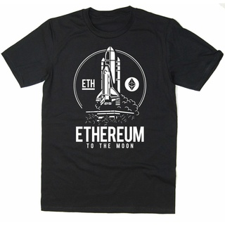 เสื้อยืด พิมพ์ลาย Ethereum To The Mo สไตล์ตะวันตก คุณภาพดี สําหรับผู้ชายS-5XL