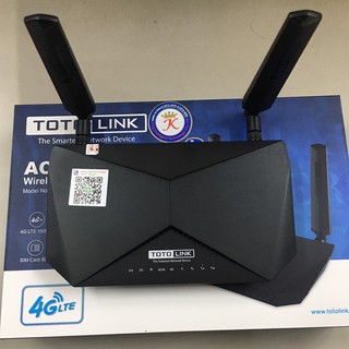 เร้าเตอร์ใส่ซิม 4G Router Wireless Dual Band LTE TOTOLINK AC1200 รุ่น LR1200