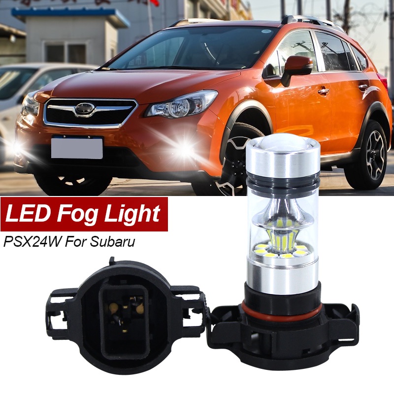 หลอดไฟตัดหมอก LED แคนบัส ไม่มีข้อผิดพลาด PSX24W 2504 สําหรับ Subaru XV 2012-2015 BRZ 2012 2013 2014 2015 2016 2 ชิ้น