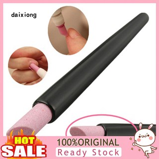 wangxu_Nail Art Quartz Scrub Stone Cuticle Remover Stick Pen Pusher Polish Manicure Tool