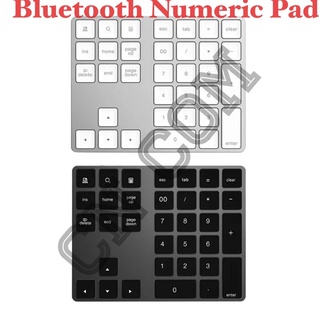 BT Wireless Mini ตัวเลข34คีย์ Numpad แป้นพิมพ์ดิจิตอลการบัญชีสำหรับ ไอpad ไอos PC แท็บเล็ตแล็ปท็อป Pad ชาร์จ