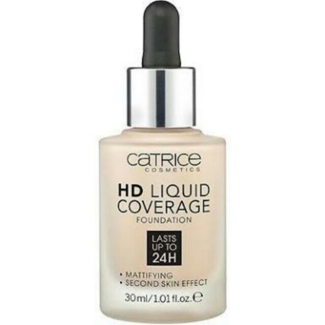"ส่งฟรี"Catrice HD liquid coverage foundation (010-light beige)