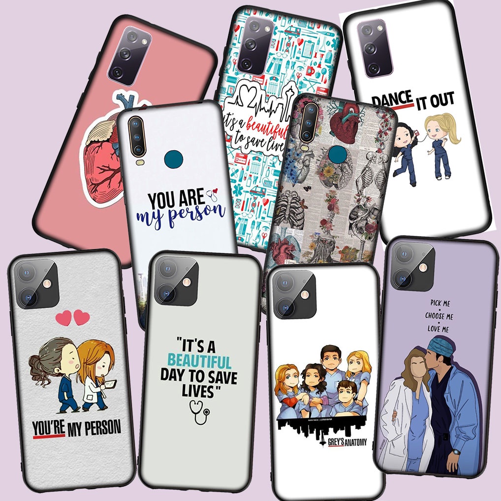 เคสโทรศัพท์Realme C2 C3 C12 RealmeC2 Real me C11 2021 Soft Casing NA38 Greys Greys AnatomyซิลิโคนCoq