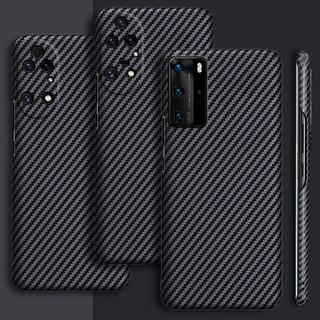 เคสแข็ง คาร์บอนไฟเบอร์ แบบบางพิเศษ สําหรับ Huawei P50 Pro P40 Pro+