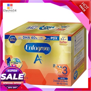 เอนฟาโกร เอพลัส มายด์โปร ดีเอชเอ พลัส เอ็มเอฟจีเอ็ม โปร 3 วิท ทู-เอฟแอล นมผง รสจืด 3150 กรัมนมผงEnfagrow A+ Mind Pro DHA