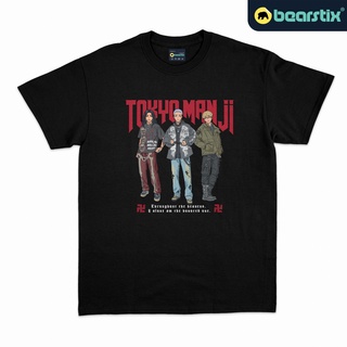 เสื้อยืดผู้ เสื้อยืด พิมพ์ลาย Bearstix - Tokyo Manji Tokyo Revengers แฟชั่นสตรีท สําหรับผู้ชาย S-5XL