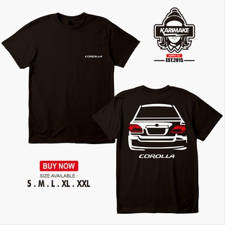 เสื้อยืด ลายรถยนต์ Toyota Corolla Altis Karimake