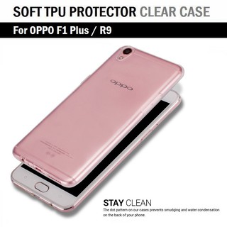 Qcase (จัดส่งจากในประเทศ) - เคสใส TPU ผิวนิ่ม สำหรับ OPPO F1 Plus / R9