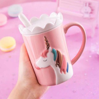 แก้วมัคยูนิคอร์น มี 3 สี 🦄 Unicorn mug &lt;รหัส G01&gt;