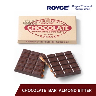 ROYCE Chocolate Bar Almond Bitter ช็อกโกแลต บาร์ อัลมอนด์ บิตเตอร์