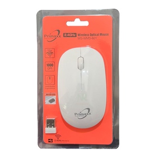 Primaxx 2.4 Wireless Optical Mouse รุ่น WS-WMS-601 เมาส์ไร้สาย