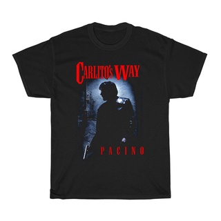 [COD]เสื้อยืด พิมพ์ลาย Carlitos Way Al Pacino สีดํา สําหรับผู้ชายS-5XL