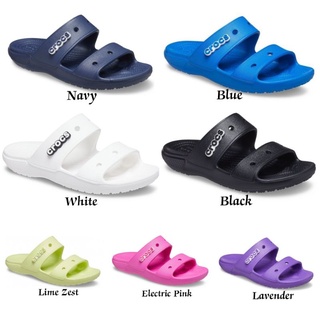 รองเท้าแตะ Crocs แบบสองสาย สไตล์คลาสสิก สําหรับผู้ชาย และผู้หญิง