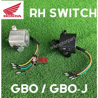 สวิตช์มือจับขวา โครเมี่ยม สําหรับ Honda GBO GBOJ [ RH ] Suis Tangan Kanan GBO J