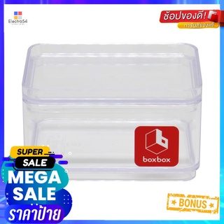 กล่องซ้อนได้ BOXBOX BB01051 7x9x5 ซม. สีใสSTACKABLE STORAGE BOX BOXBOX BB01051 7X9X5CM CLEAR