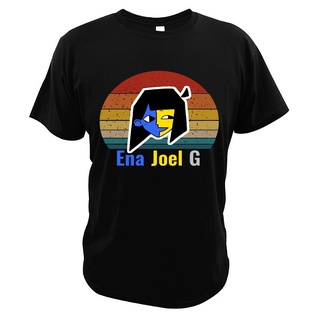 เสื้อยืดผ้าฝ้ายพิมพ์ลายแฟชั่น เสื้อยืด พิมพ์ลายการ์ตูน Ena Joel G ระบายอากาศ สไตล์วินเทจ เรโทร สําหรับผู้ชาย