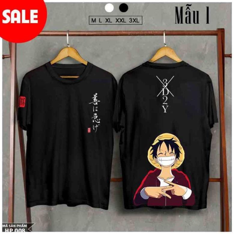 เสื้อยืด One Piece ANime Manga สวย เสื้อยืด One Piece สุดเท่ Unisex