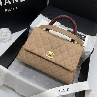 Chanel Original Grade Size23cm หนังแท้ขึ้นลายคาเวียร์สวยมากแบบต้นฉบับเลยค่ะ ถ่ายจากสินค้าจริงค่ะ