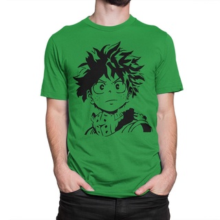 เสื้อผ้าผชเสื้อยืด พิมพ์ลายกราฟิก My Hero Academia Izuku Midoriya MHA สําหรับผู้ชาย322269)S-5XL