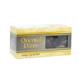 พร้อมส่ง! เนเจอร์ส ดีไลท์ อินทผลัมแห้ง พันธุ์ฮาลาวี 600 กรัม Natures Delight Dried Halawi Dates 600 g