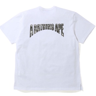 HH BAPE Gold and Silver Ape Head T Male คอกลม