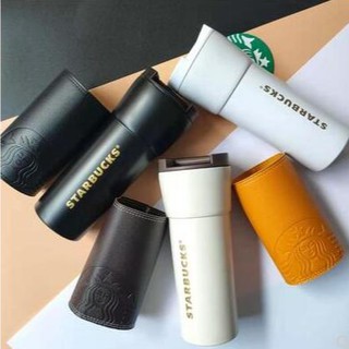 พร้อมส่ง Starbucks กระติกน้ําสุญญากาศ สเตนเลส 473 มล. พกพาง่าย สําหรับรถยนต์