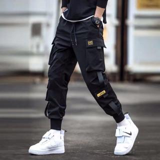 กางเกงแฟชั่น Jogger ทรงหลวมใส่สบาย M-5Xl