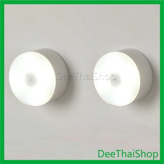 โคมไฟหัวเตียง  0.6w  LED โคมไฟ ยึดผนังด้วยแม่เหล็ก ชาร์จ โคมไฟติดผนังไร้สาย LED  Button night light