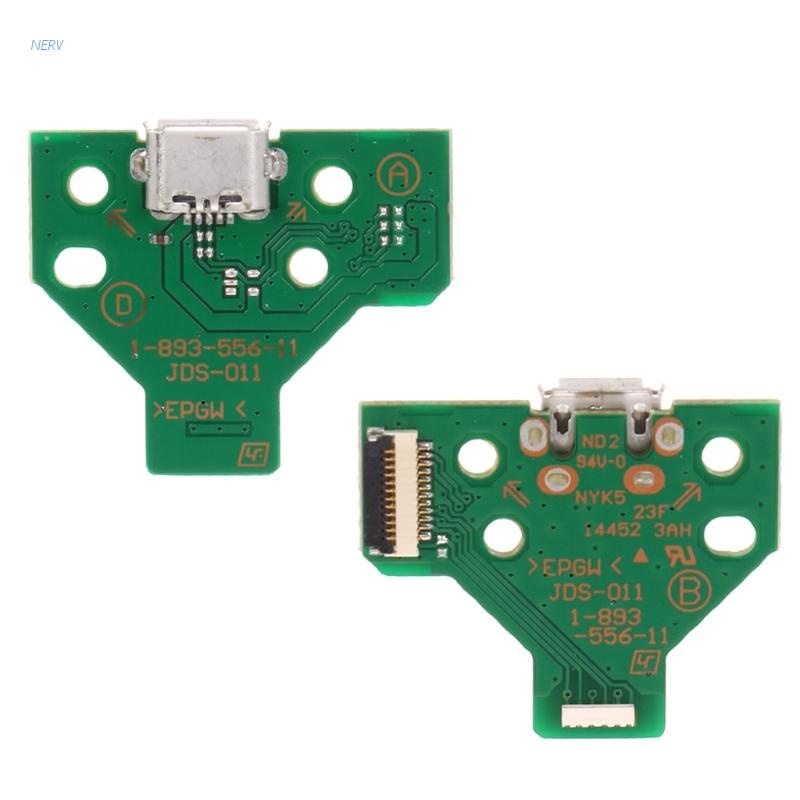 Nerv 12-Pin Usb บอร์ดซ็อกเก็ตชาร์จ Jds-011 สําหรับ Sony Ps4 Controller