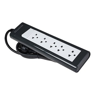 HACO รางปลั๊กไฟ 5 ช่อง 1 สวิตซ์ TIS16A รุ่น EPN-S5EB/5 ขนาด 5 เมตร สีเทาHACO Power Strip 5 Sockets 1 Switch TIS16A Model