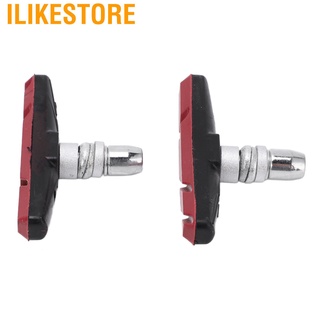 Ilikestore 1 Pair 70mm Bicycle V Brake Pads No Noise Bike Blocks Shoes Set for Mountain