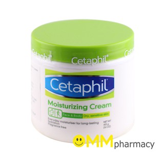 Cetaphil Moisturizing Cream 453 g. เซตาฟิล มอยซ์เจอไรซิ่ง ครีม สำหรับผิวบอบบาง ผิวแห้ง ผิวแพ้ง่าย