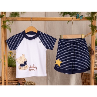 TD5 TOP&amp;SHORTS TEDDY BEAR SET