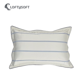 LOFTYSOFT ปลอกหมอน Cotton Silk 550 เส้นด้าย Charisma Collection - Pearl Navy