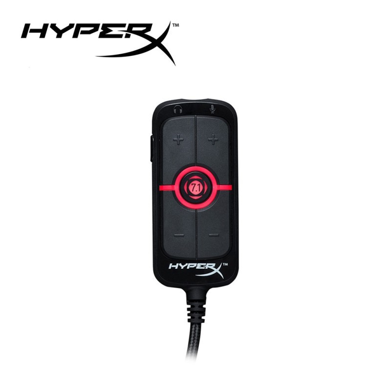 【Ship from bangkok】Kingston HyperX AMP 7.1 SOUND Card 3.5mm to USB Computer Universal (HX-USCCAMSS-B