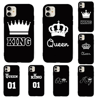 เคสโทรศัพท์มือถือเคสโทรศัพท์มือถือพิมพ์ลาย King Queen สําหรับ Huawei Y6 Ii Y 6 2017 Prime 2018 Y6 Pro 2019